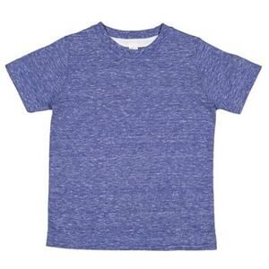Rabbit Skins Harborside Royal Blue Melange Short Sleeve Jersey Tee Sz 3 Toddler